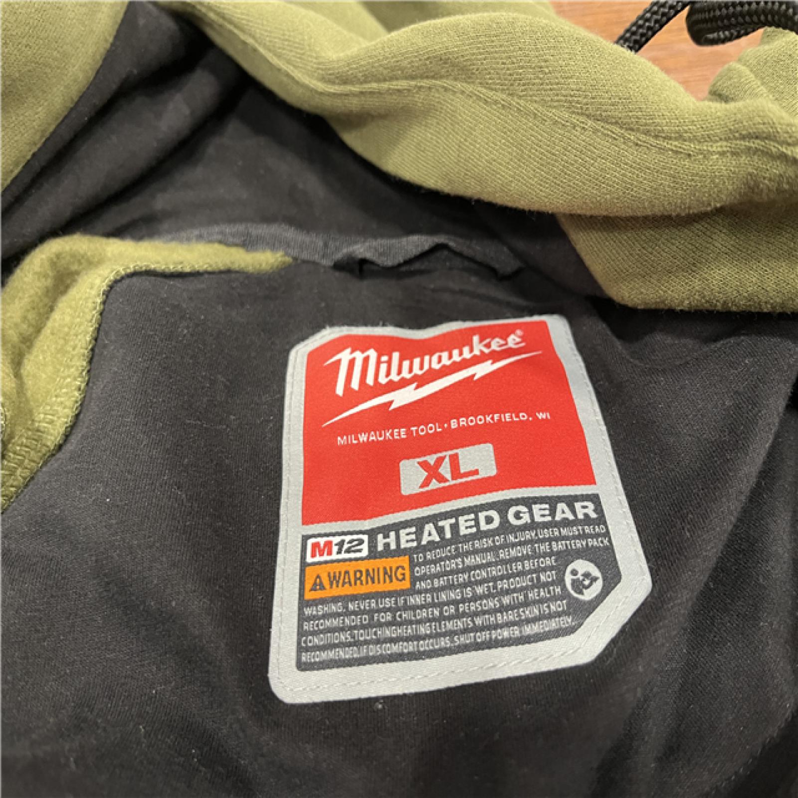 AS-ISMilwaukee M12â„¢ Heated Hoodie Green XL - by International Tool