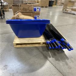 DALLAS LOCATION - Kobalt 7-cu ft 2 Wheel High-density Poly Push Wheelbarrow PALLET -(4 UNITS)