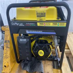 Houston Location - AS-IS (2Qty)Champion Dual Fuel 7,850 Starting Watts 6,250 Running Watts Generator