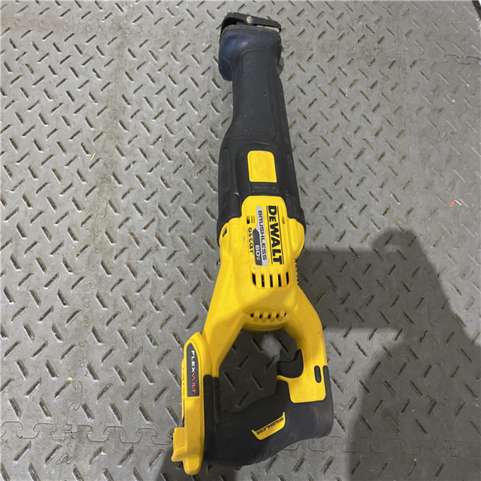 Houston location AS-IS DeWalt DCS389B FLEXVOLT 60V MAX Cordless Brushless Reciprocating Saw (Tool-Only)