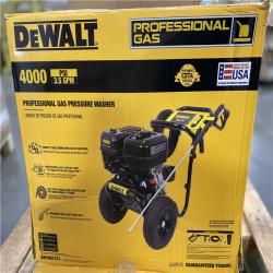 DALLAS LOCATION - DEWALT 4000 PSI 3.5 GPM Cold Water Gas Pressure Washer with DeWalt 338cc Engine