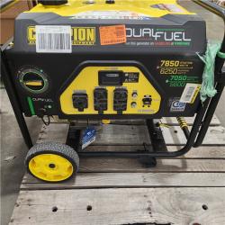 Dallas Location - As-Is Champion 7850/6250w Gas/Propane Portable Generator