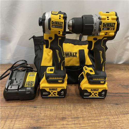 AS-IS DEWALT 20V MAX XR Hammer Drill and ATOMIC Impact Driver 2 Tool Cordless Combo Kit