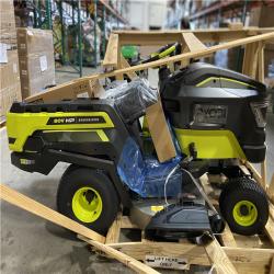 DALLAS LOCATION - RYOBI 80V HP Brushless 42 in. Battery Electric Cordless Riding Lawn Tractor