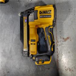 HOUSTON LOCATION - AS-IS (APPEARS LIKE NEW) DEWALT ATOMIC 20V MAX Lithium Ion Cordless 23 Gauge Pin Nailer Kit with 3.0Ah Battery and Charger