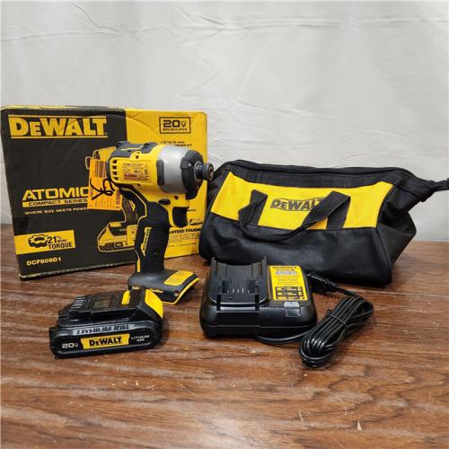 AS-IS DEWALT ATOMIC 20V MAX* Brushless Cordless Compact 1/4 in. Impact Driver Kit