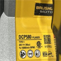 AS-IS DEWALT DCP580B 20V MAX Lithium Ion Brushless Planer