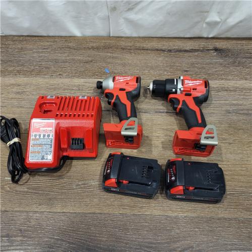 AS-IS Milwaukee M18 Compact Brushless 2-Tool Combo Kit