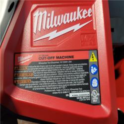 CALIFORNIA NEW MILWAUKEE 14 CUT-OFF SAW (2 BATTERIES, CHARGER, AND BAG INCLUDED)