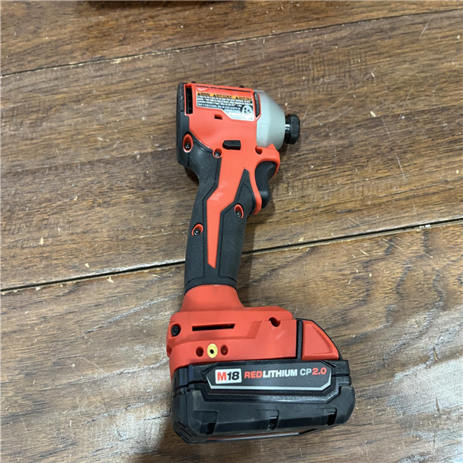 AS IS Milwaukee M18 Compact Brushless 1/4  Hex Impact Driver Kit