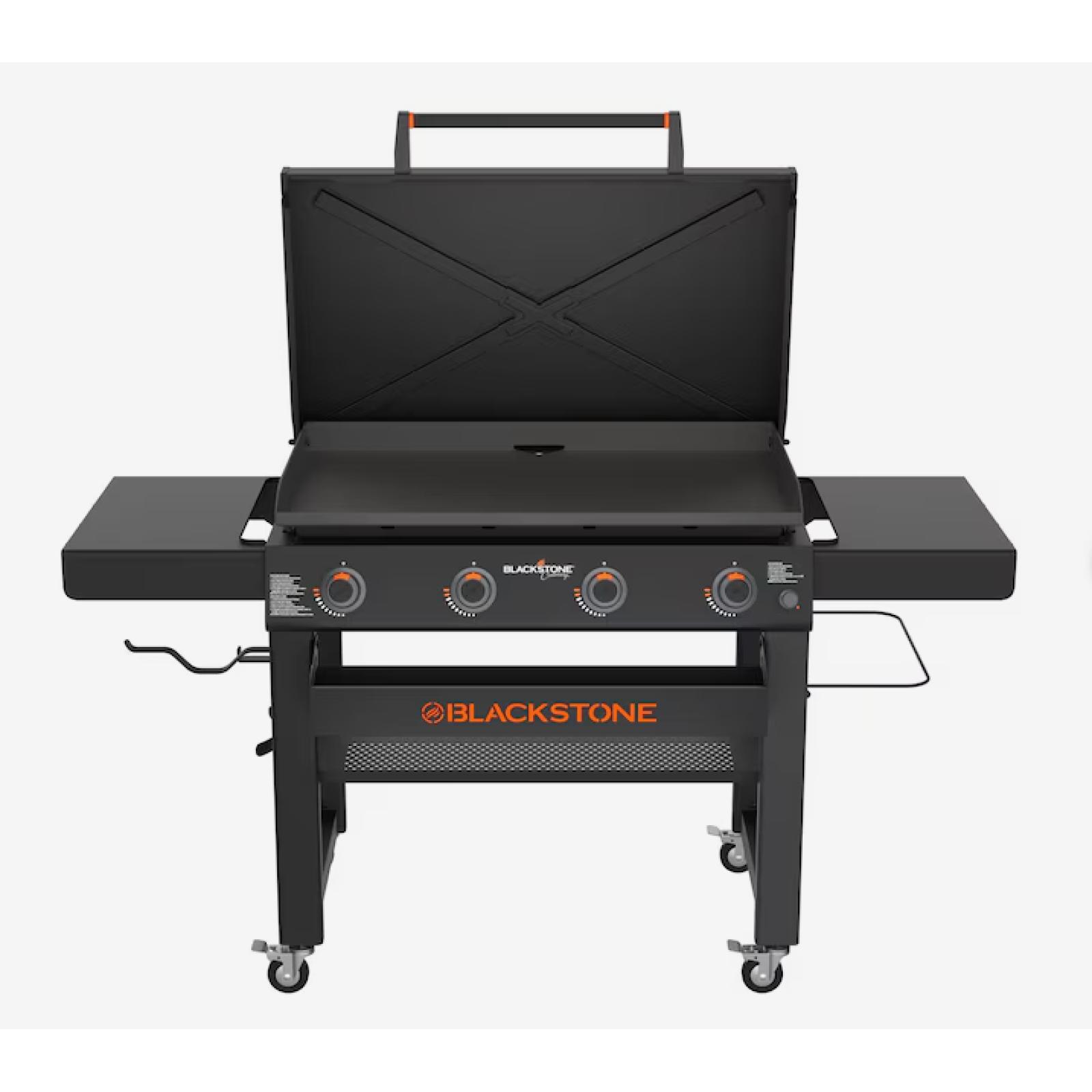 DALLAS LOCATION- Blackstone 36 Culinary Omnivore Griddle with Hood 4-Burner Liquid Propane Flat Top Grill PALLET - (6 UNITS)