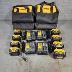 HOUSTON LOCATION - AS-IS (APPEARS LIKE NEW) (4) Dewalt-DCB246CK 20V MAX* Lithium Ion Starter Kit