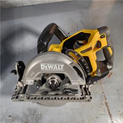 HOUSTON LOCATION - AS-IS DEWALT FLEXVOLT 60V MAX Cordless Brushless 7-1/4 in. Wormdrive Style Circular Saw (Tool Only)