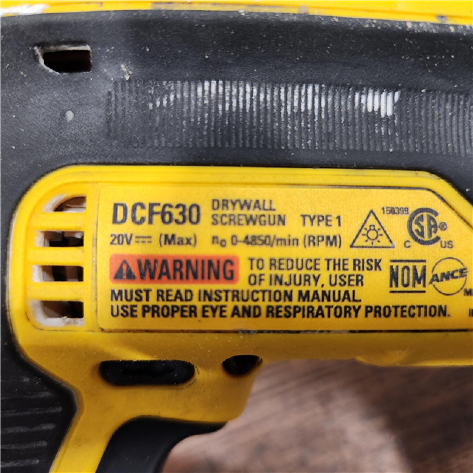 AS-IS DeWalt DCF630B 20V Cordless Brushless Screw Gun (Tool Only)