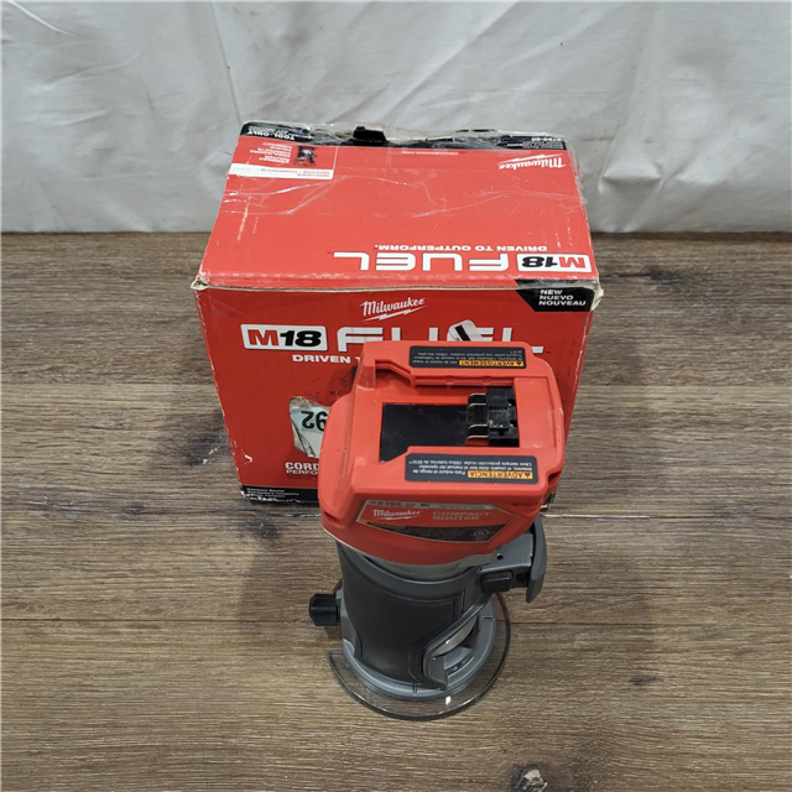 AS-IS Milwaukee M18 FUEL Compact Router Bare