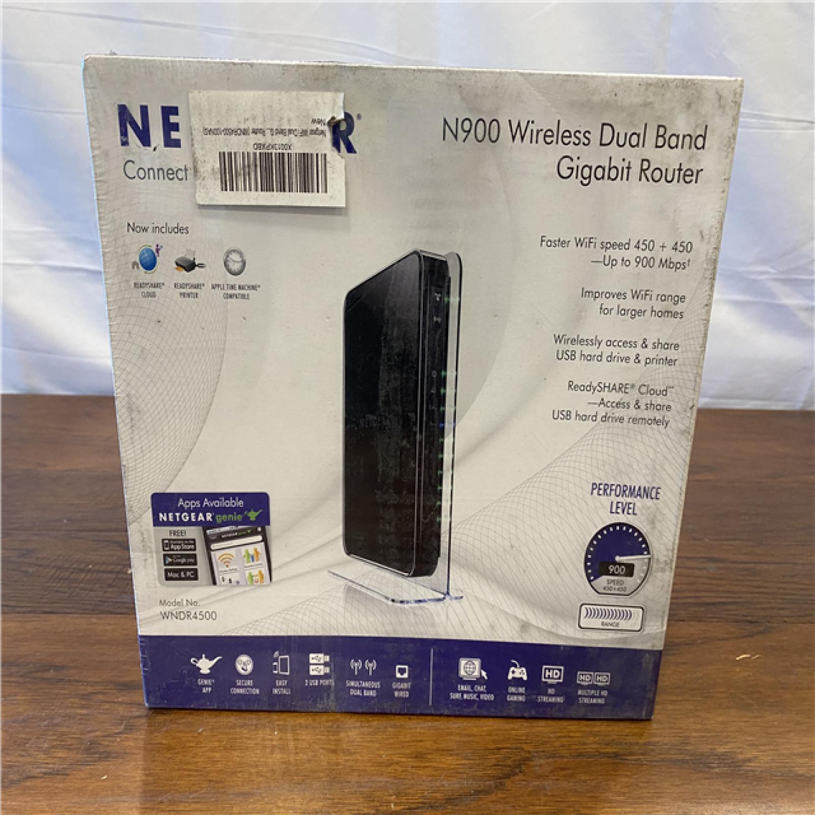 NEW! Netgear WNDR4500 N900 Wireless Dual Band Gigabit Router