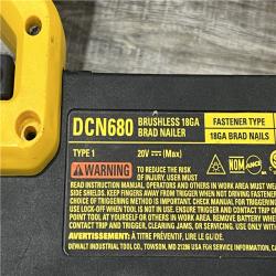 AS-IS DEWALT 20V MAX XR 18 Gauge Brad Nailer Kit