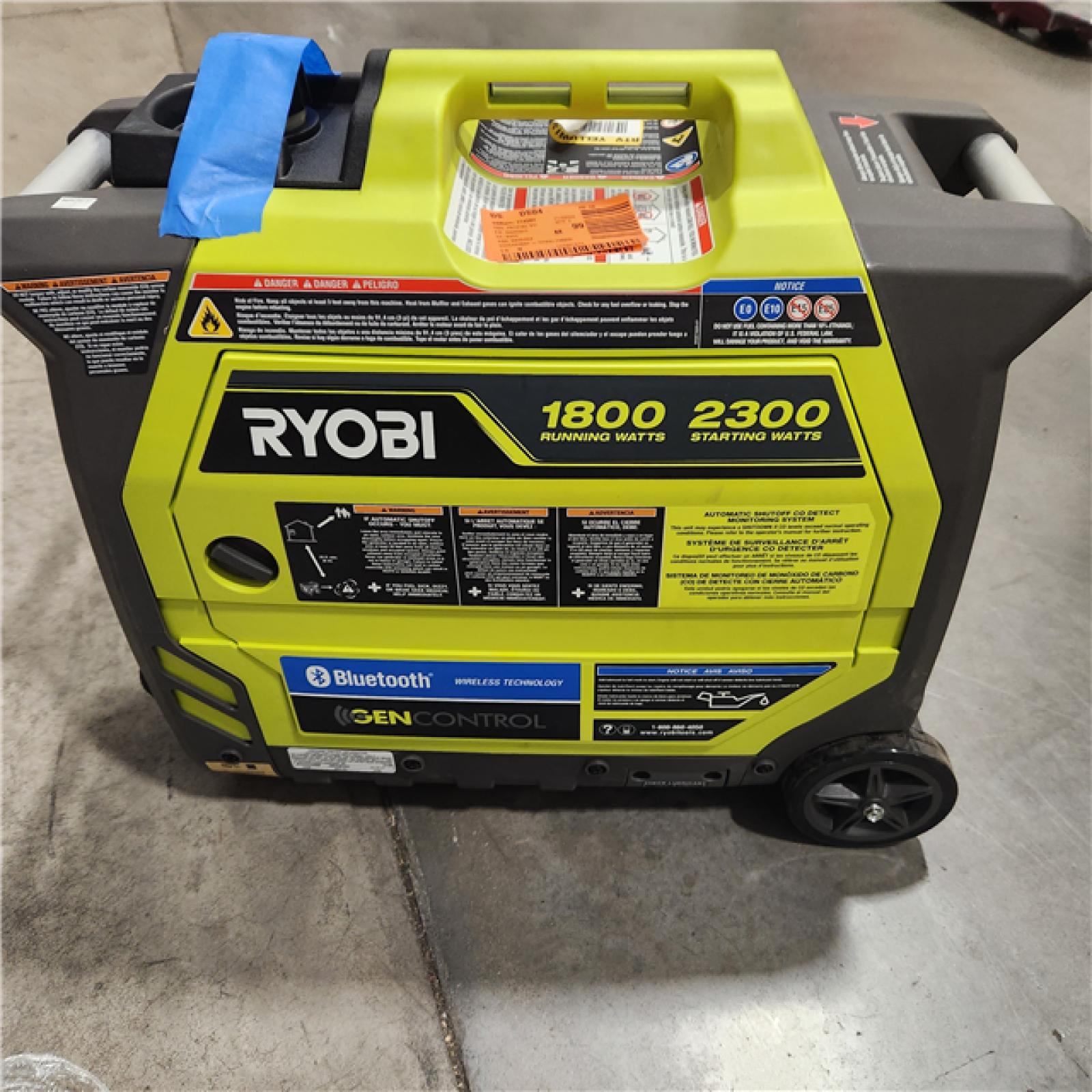 Dallas Location - As-Is RYOBI 2300-Watt Bluetooth Inverter Generator