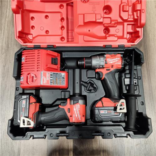 AS IS M18 FUEL 18V Lithium-Ion Brushless Cordless Hammer Drill and Impact Driver Combo Kit (2-Tool) with 2 Batteries