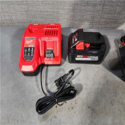 HOUSTON LOCATION - AS-IS (APPEARS LIKE NEW) Milwaukee 2831-21 M18 FUEL 18-Volt Lithium-Ion Brushless Cordless 6-1/2 in. Plunge Track Saw PACKOUT Kit with One 6.0 Ah Battery