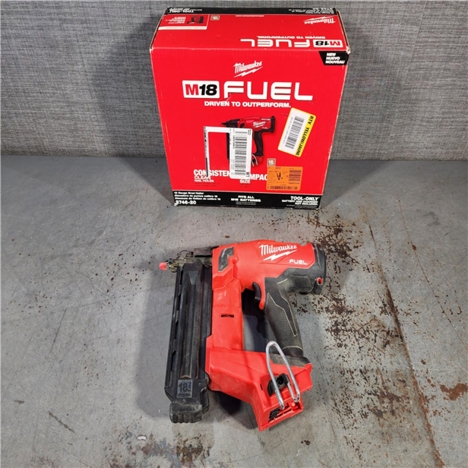 HOUSTON LOCATION - AS-IS Milwaukee M18 Fuel 18V Brushless 18-Gauge Brad Nailer 2746-20 (Bare Tool)