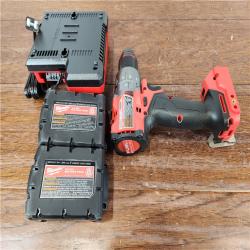 AS-IS Milwaukee M18 FUEL Lithium-Ion Brushless Cordless 1/2 in. Hammer Drill Driver Kit