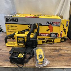 AS-IS DeWalt FLEXVOLT 60V MAX Lithium-Ion Brushless Cordless 16in. Chainsaw Kit