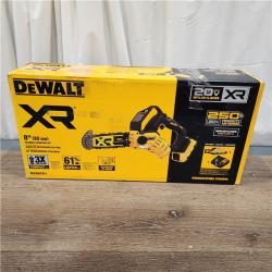 AS-IS Dewalt 20V Max 8  Pruning Chainsaw Brushless Cordless Kit