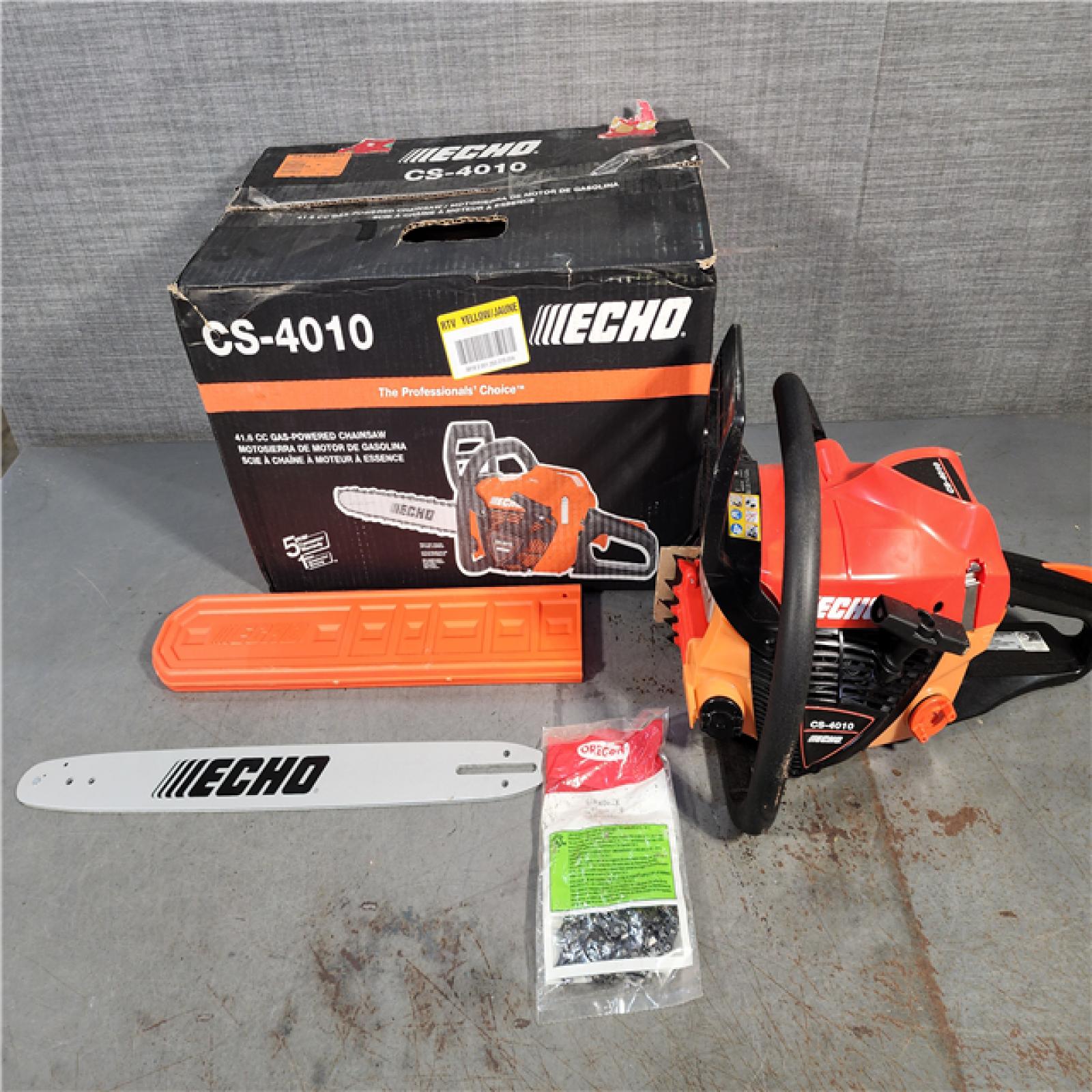 HOUSTON LOCATION - AS-IS Echo CS-4010-18 41.6CC 18 Inch Chainsaw with Bar and Chain