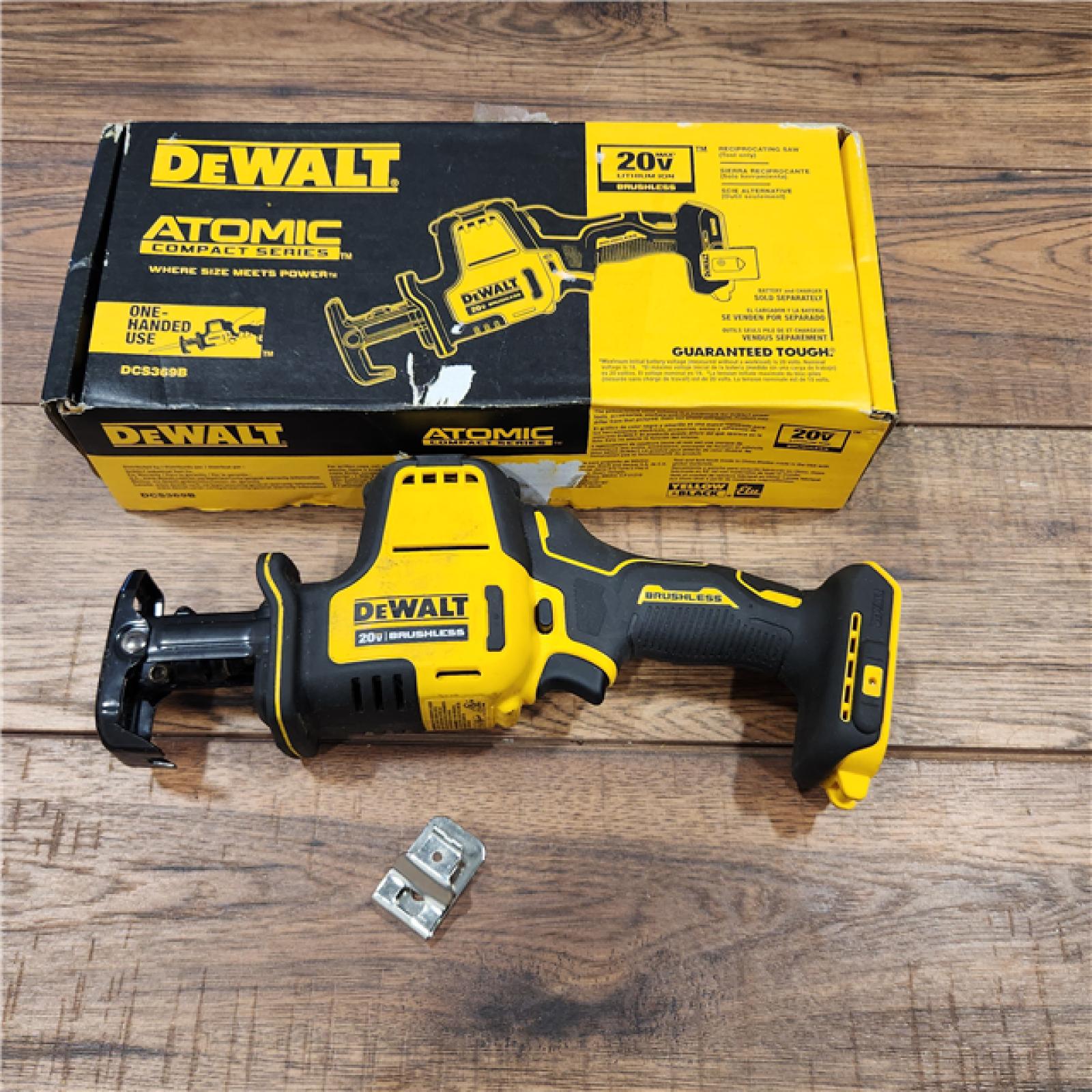 AS-IS DEWALT ATOMIC 20V MAX Cordless Brushless Compact Reciprocating Saw (Tool Only)