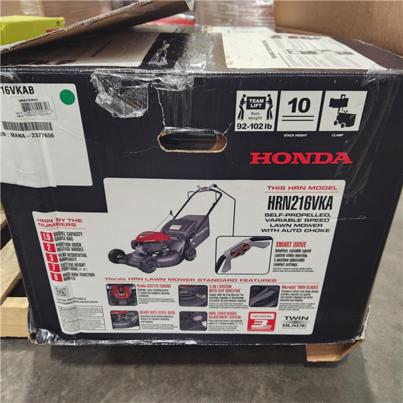 Dallas Location - As-Is Honda HRN216VKA Mower | 21 Walk Behind