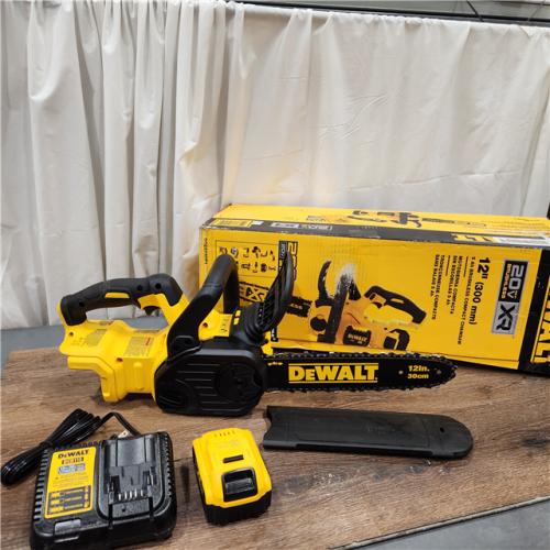 AS-IS DEWALT 20V MAX Brushless Cordless 12in. Chainsaw Kit