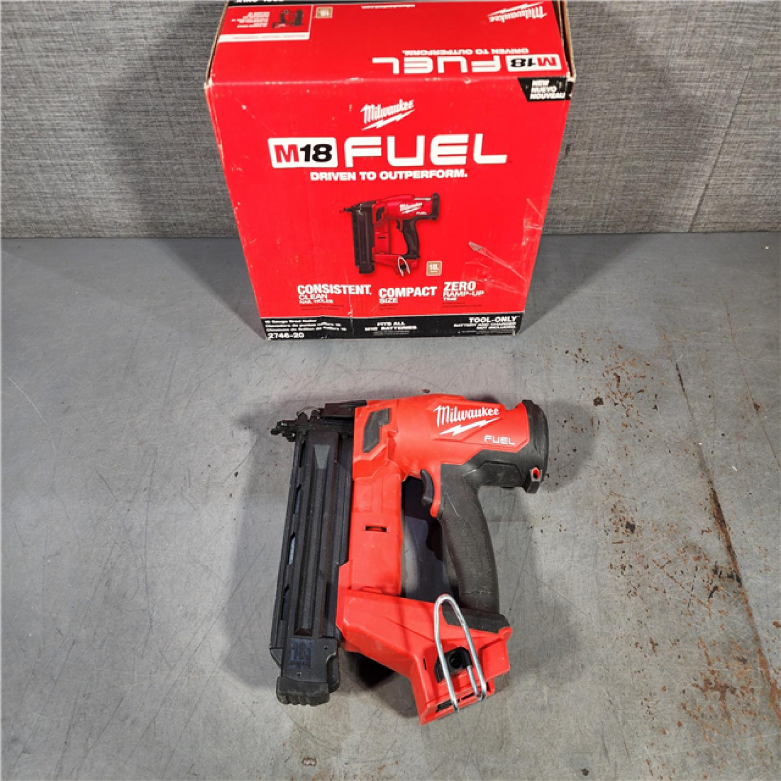 HOUSTON LOCATION - AS-IS Milwaukee M18 Fuel 18V Brushless 18-Gauge Brad Nailer 2746-20 (Bare Tool)