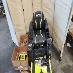 California AS-IS Ryobi 80V HP Brushless Battery Cordless Electric 30 in. Multi-Blade Mower with Battery and Charger