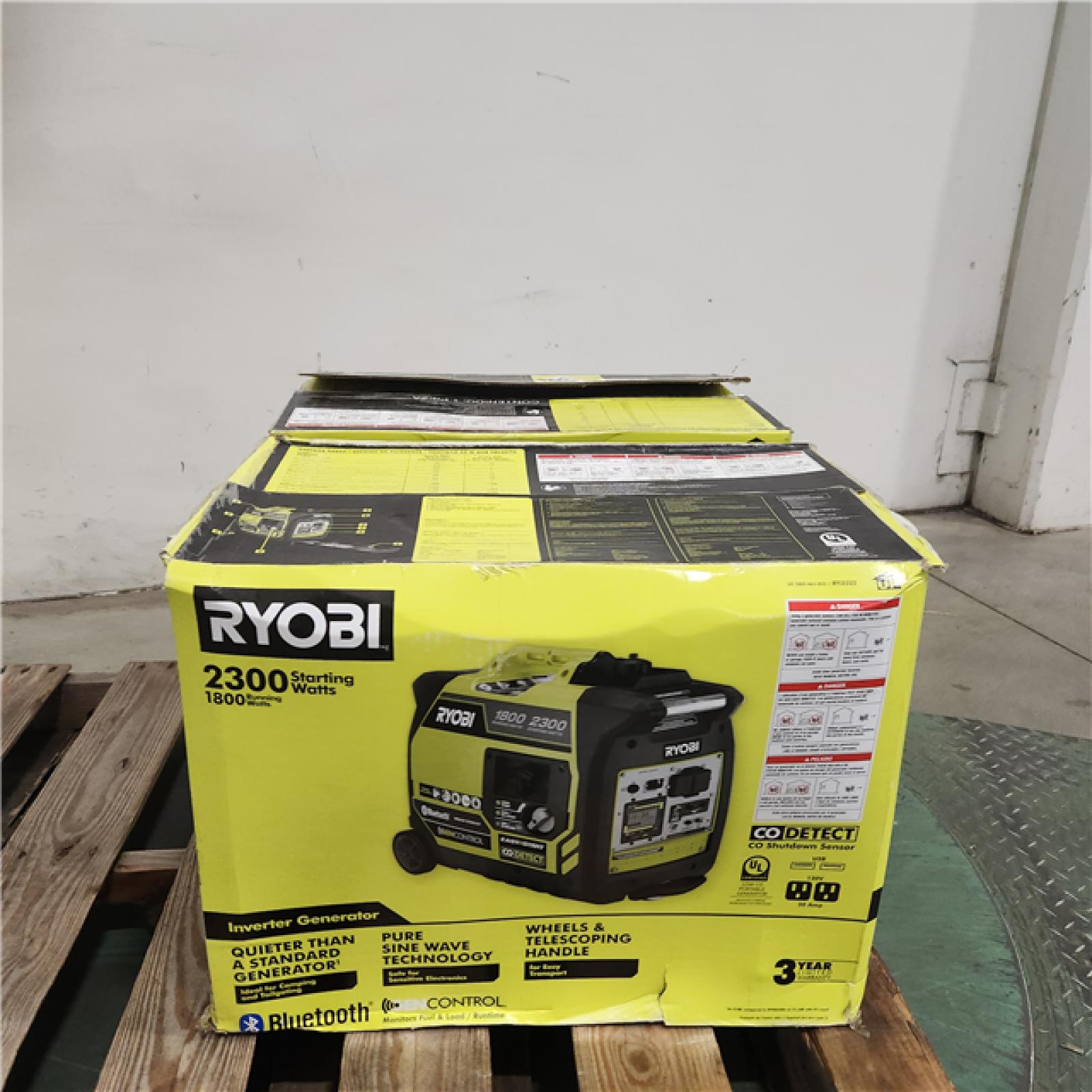 Dallas Location - As-Is Ryobi1800/2300W  Generator(Lot Of 2)