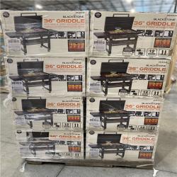 DALLAS LOCATION -Blackstone 36 Culinary Omnivore Griddle with Hood 4-Burner Liquid Propane Flat Top Grill PALLET - (8 UNITS)