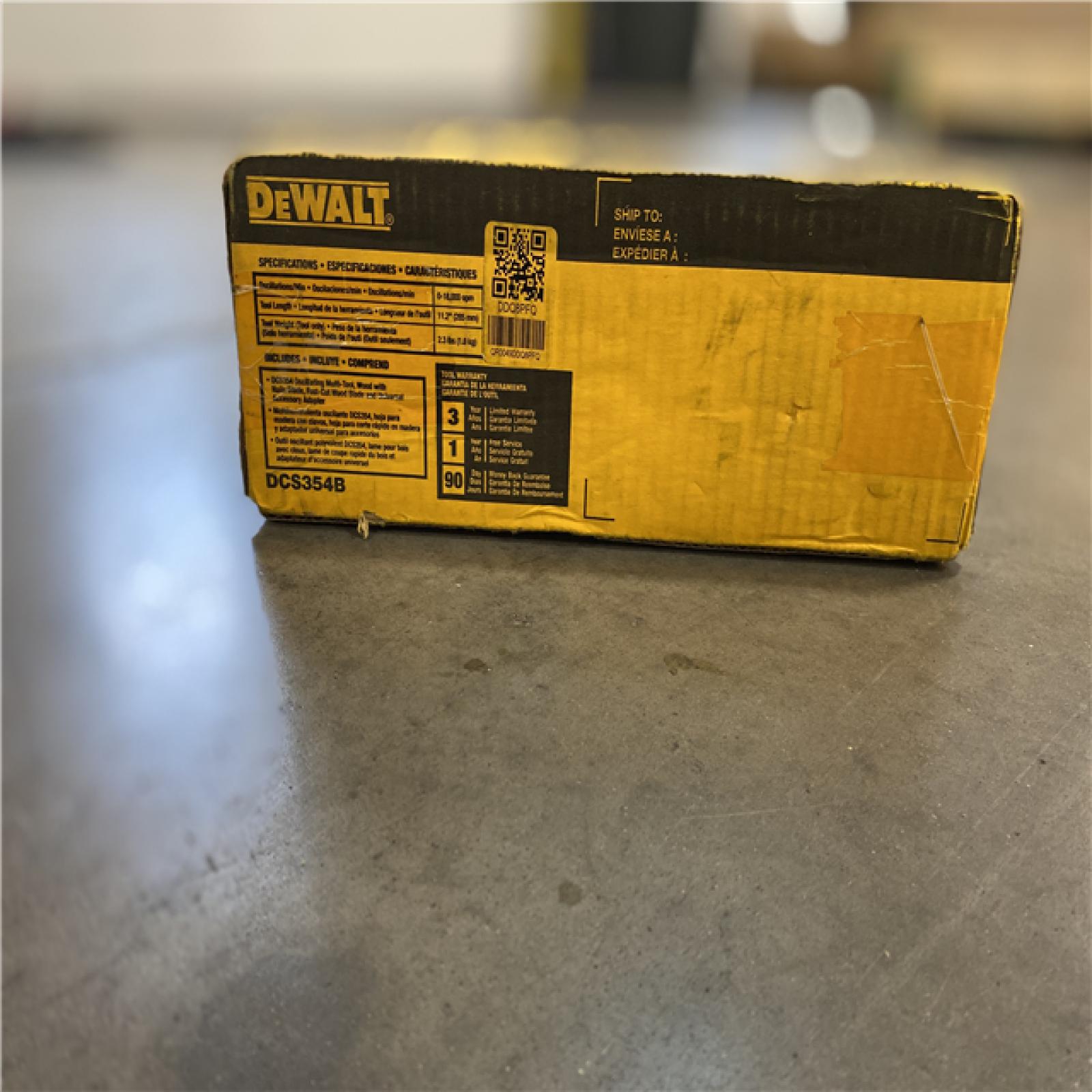 NEW! - DEWALT ATOMIC 20V MAX Cordless Brushless Oscillating Multi Tool (Tool Only)