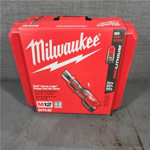 HOUSTON LOCATION - AS-IS (APPEARS LIKE NEW) Milwaukee M12 12-Volt Lithium-Ion Force Logic Cordless Press Tool