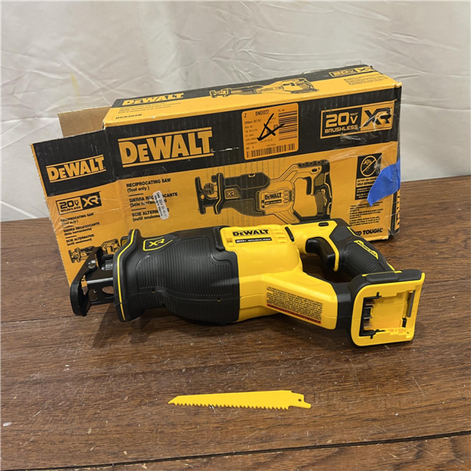 AS-ISDEWALT 20V MAX XR Cordless Brushless Reciprocating Saw (Tool Only)