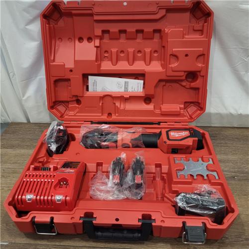 AS IS Milwaukee-2674-22C M18 Short Throw Press Tool Kit W/ PEX Crimp Jaws