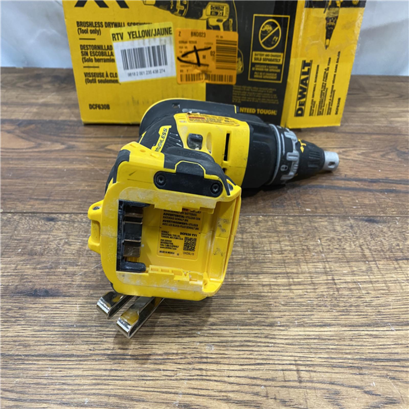 AS IS DeWalt DCF630B 20V Cordless Brushless Screw Gun (Tool Only)