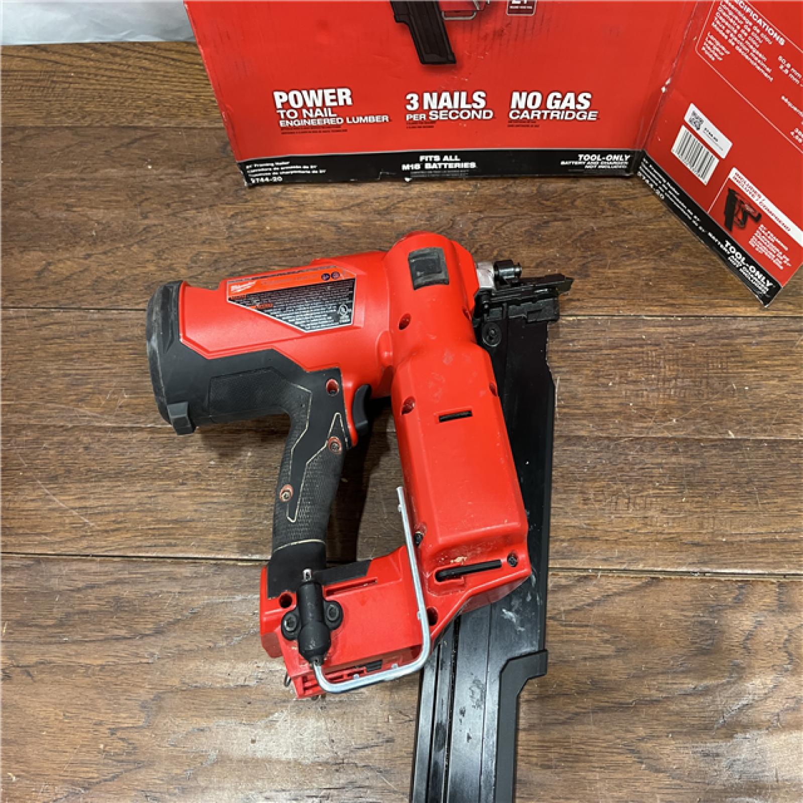 AS-ISMilwaukee 2744-20 M18 FUEL 21-Degree Cordless Framing Nailer (Tool Only)