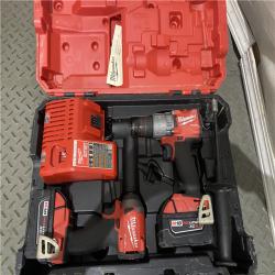 Houston location AS-IS Milwaukee M18â„¢ FUELâ„¢ 2-Tool Hammer Drill/Impact Driver Combo Kit - by International Tool