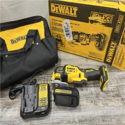 AS-IS DEWALT 20V MAX XR Cordless Brushless 3-Speed Oscillating Multi Tool with (1) 20V 1.5Ah Battery and Charger