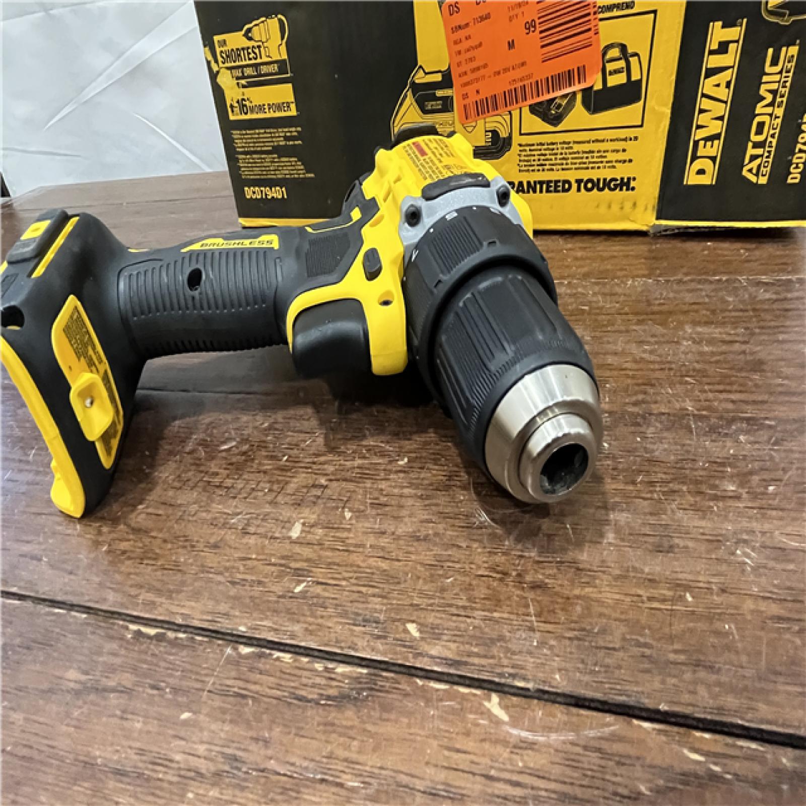 AS-ISDeWalt ATOMIC COMPACT SERIESâ„¢ 20V MAX* Brushless Cordless 1/2 in. Drill/Driver