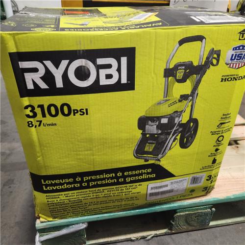 dallas location - as-is RYOBI 3100 PSI 2.3 GPM Cold Water Gas Pressure Washer with Honda GCV167 Engine