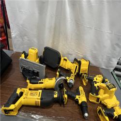 AS-ISDEWALT 20V MAX Lithium-Ion Brushed Cordless (10-Tool) Combo Kit