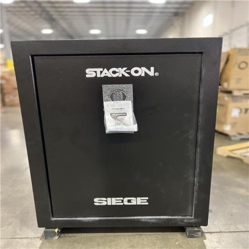 DALLAS LOCATION -  STACK-ON Siege 72-Gun Fireproof with Electronic Lock Gun Safe, Black