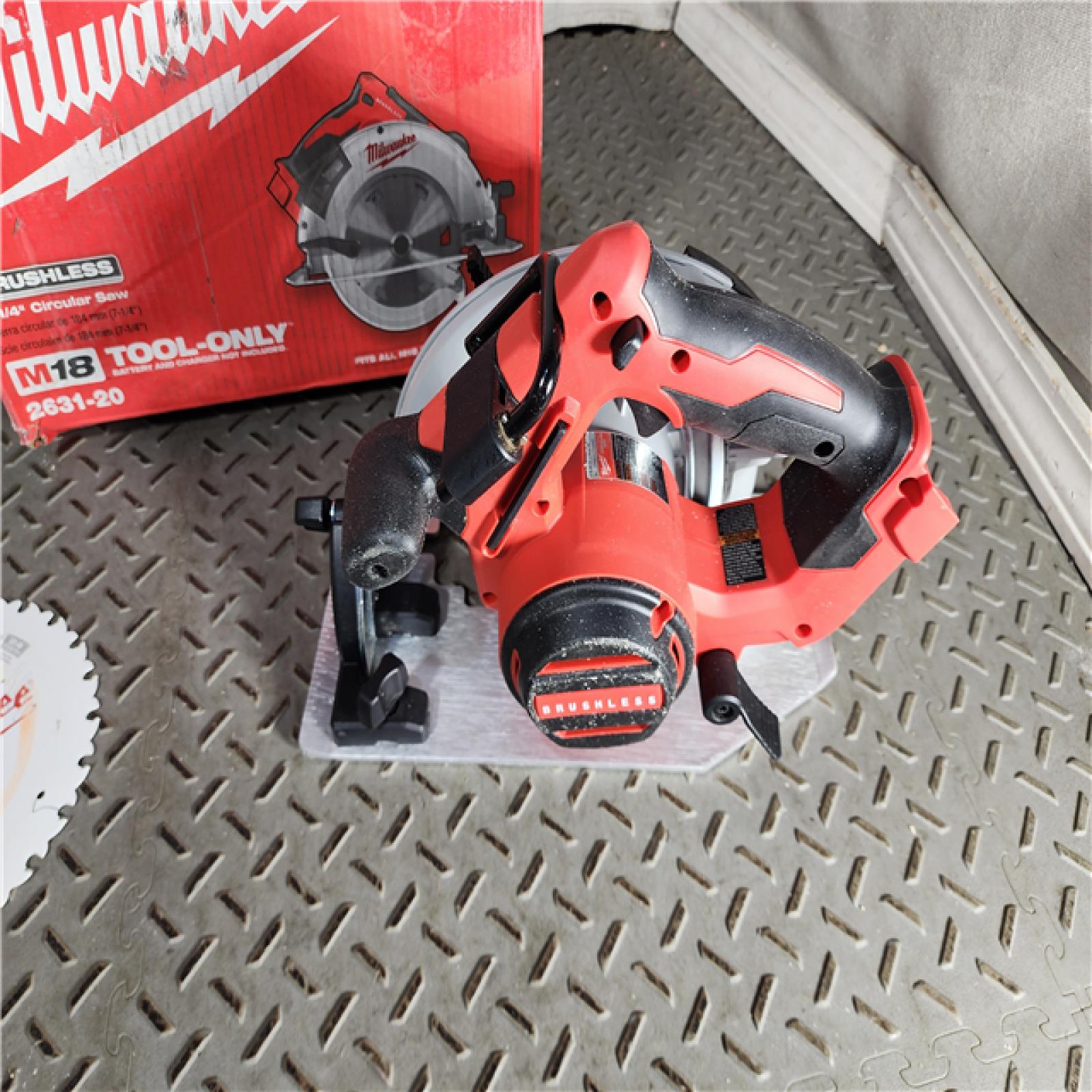 HOUSTON LOCATION - AS-IS Milwaukee M18 7-1/4  18V Brushless Circular Saw 2631-20 (Bare Tool)