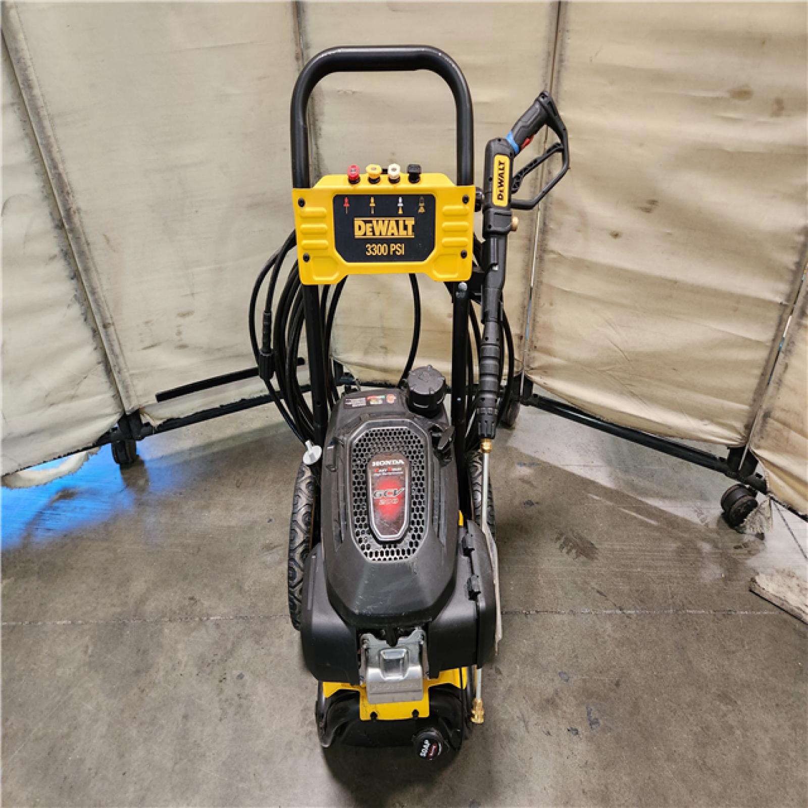 California AS-IS DEWALT 3300 PSI 2.4 GPM Gas Cold Water Pressure Washer with HONDA GCV200 Engine